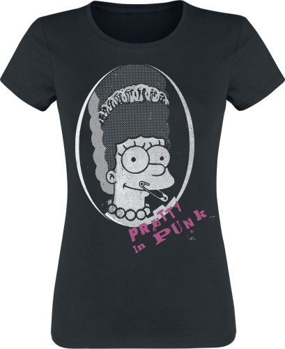 Die Simpsons Marge Punk Tričko černá