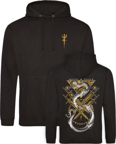 Brutal Knack Snake Hoodie Mikina s kapucí černá