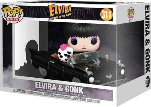 Elvira Vinylová figurka č.311 Elvira and Gonk (POP! Ride Deluxe) Sberatelská postava vícebarevný