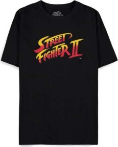 Street Fighter Short Sleeved Tričko černá