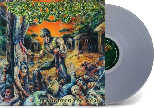 Jungle Rot Slaughter the weak LP transparentní