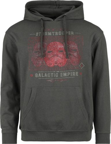 Star Wars Galactic Empire Mikina s kapucí charcoal