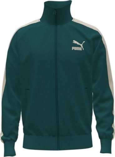 Puma T7 ICONIC Track Jacket Tepláková bunda zelená