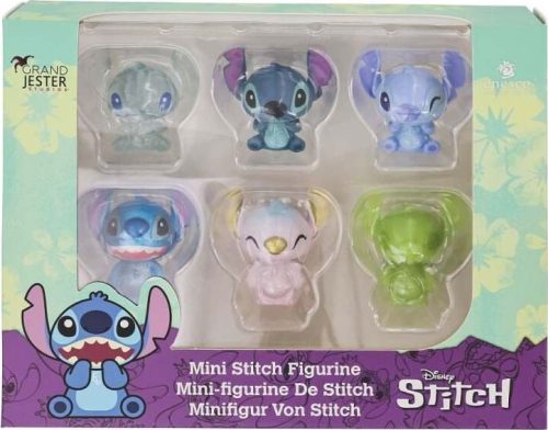 Lilo & Stitch Sada 6 ks mini sběratelských figurek Stitch Sberatelská postava vícebarevný