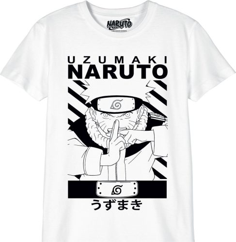 Naruto Kids - Uzumaki detské tricko bílá