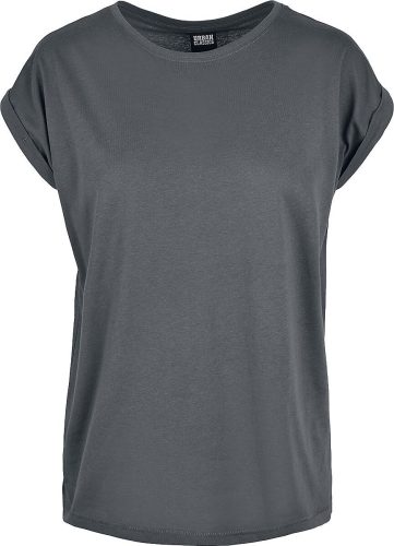 Urban Classics Ladies Extended Shoulder Tee Tričko charcoal