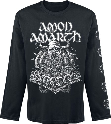 Amon Amarth Skullship Tričko s dlouhým rukávem černá