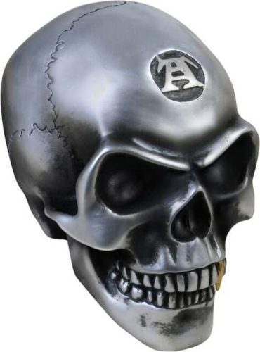 Alchemy England Metalised Alchemist Skull dekorace stríbrná