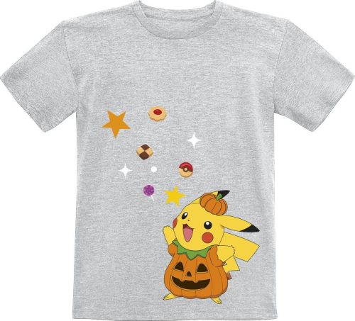 Pokémon Kids - Pikachu - Halloween detské tricko prošedivelá