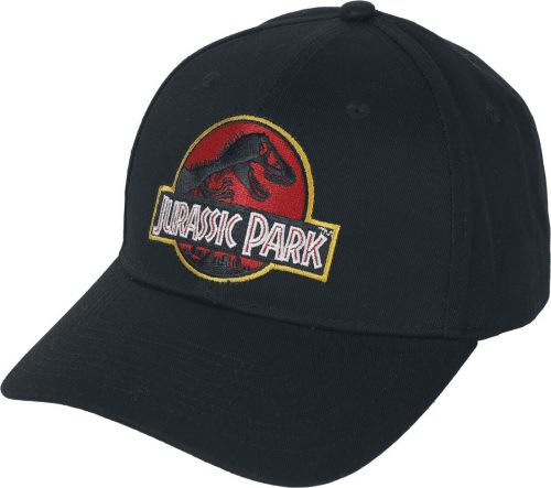 Jurassic Park Logo Baseballová kšiltovka černá