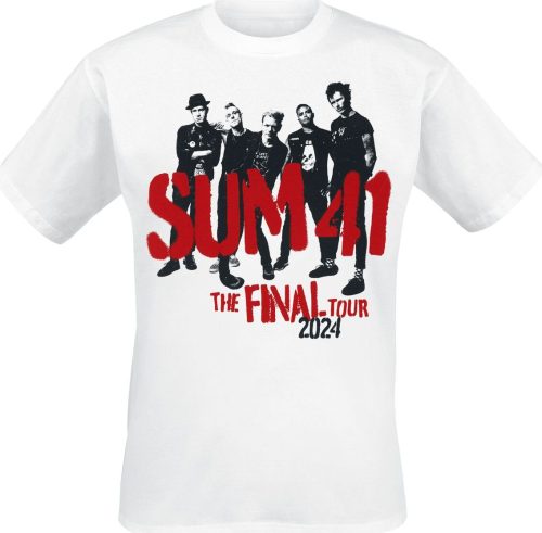 Sum 41 Spray Paint - Tour Shirt 2024 Tričko bílá