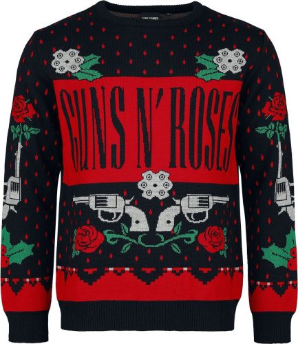 Guns N' Roses Holiday Sweater 2024 Pletený svetr vícebarevný