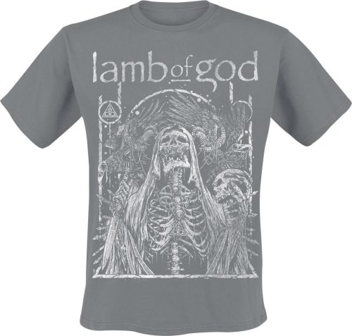 Lamb Of God Death Tričko šedá