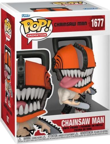 Chainsaw Man Vinylová figurka č.1677 Chainsaw Man (s možností chase!) Sberatelská postava vícebarevný