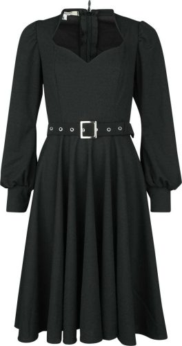 Belsira Dress with Longsleeves Šaty černá