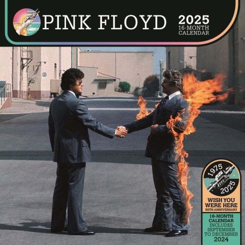 Pink Floyd Wandkalender 2025 Nástenný kalendář vícebarevný