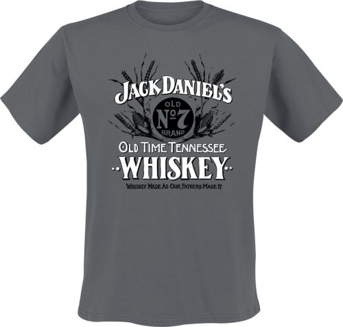 Jack Daniel's Vintage Logo Tričko charcoal