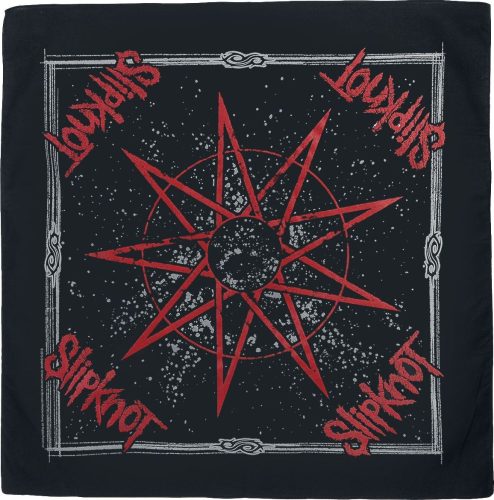 Slipknot Nine Pointed Star - Bandana Bandana - malý šátek vícebarevný