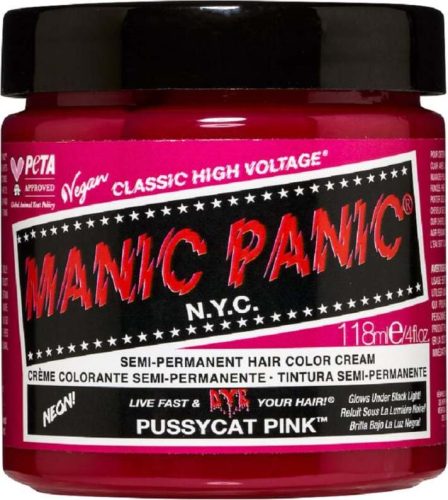 Manic Panic Pussycat Pink - Classic barva na vlasy růžová