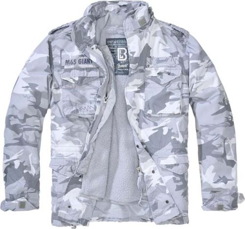 Brandit M65 Giant Jacket blizzard camo Zimní bunda maskáčová