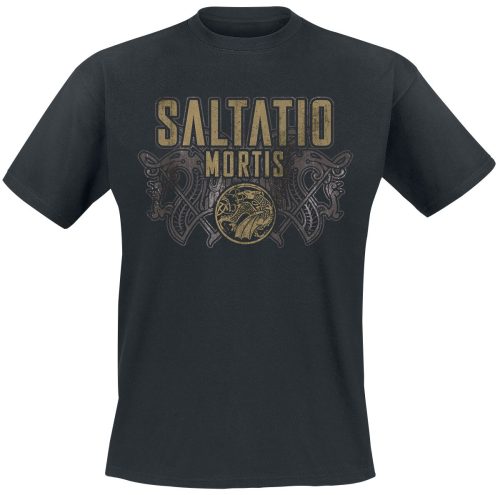 Saltatio Mortis Viking Logo Tričko černá