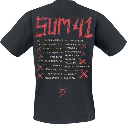 Sum 41 Fuck Sum 41 - Tour Shirt 2024 Tričko černá