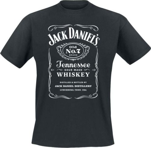 Jack Daniel's Label Tričko černá