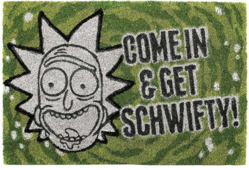 Rick And Morty Get Schwifty Rohožka vícebarevný