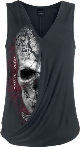 Alchemy England Devil Skull Pact Dámský top černá