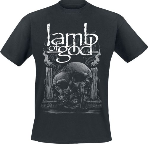 Lamb Of God Candle Skull Tričko černá