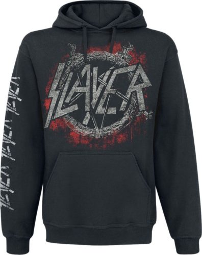 Slayer Black Eagle Mikina s kapucí černá