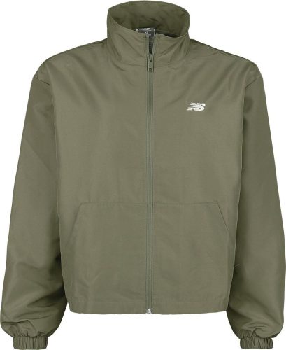 New Balance Woven Jacket DámskÁ sportovní bunda zelená