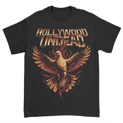 Hollywood Undead Bird Flames Tričko černá