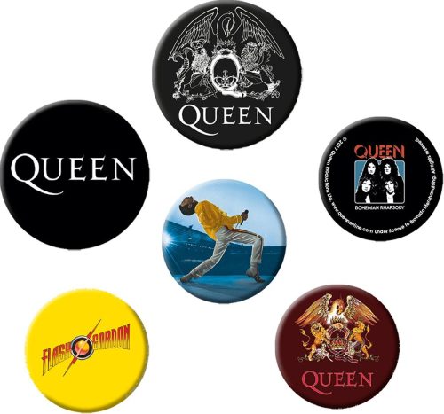 Queen Badge Pack Mix Odznak vícebarevný