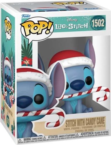 Lilo & Stitch Stitch with Candy Cane (Holiday) Vinyl Figur 1502 Sberatelská postava vícebarevný