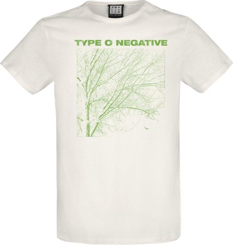 Type O Negative Amplified Collection - Green Tree Tričko šedobílá