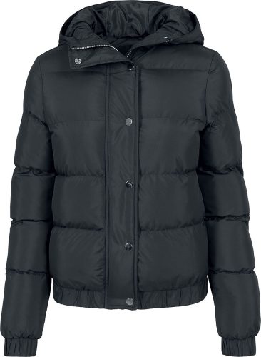 Urban Classics Ladies Hooded Puffer Jacket Dámská bunda černá