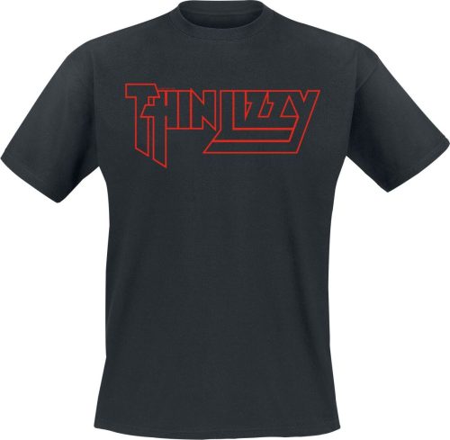 Thin Lizzy Life Logo Tričko černá