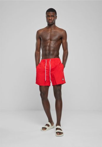 Urban Classics Block Swim Shorts Pánské plavky červená