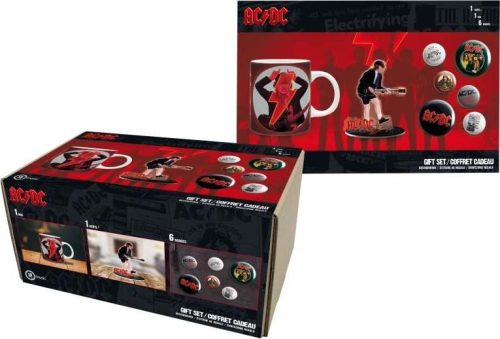 AC/DC Geschenk-Set Fan balícek vícebarevný