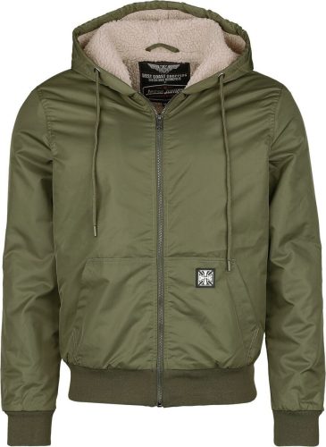 West Coast Choppers WCC BFU Jacket - Olive Green Bunda olivová