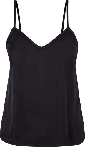 Urban Classics Ladies Viscose Satin Slip Top Dámský top černá