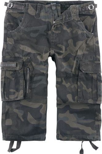 Black Premium by EMP 3/4 Army Vintage Shorts Kraťasy tmavě maskáčová