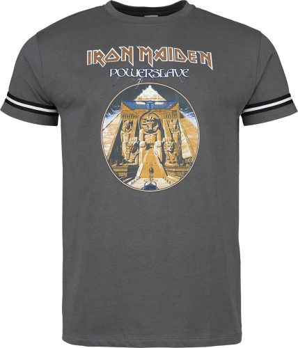 Iron Maiden Powerslave Tričko šedá