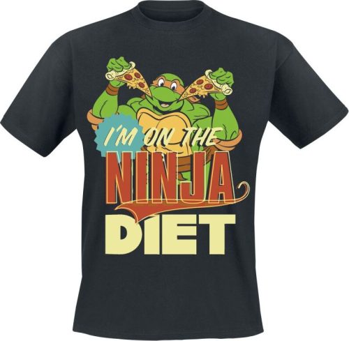 Teenage Mutant Ninja Turtles I´m On The Ninja Diet Tričko černá