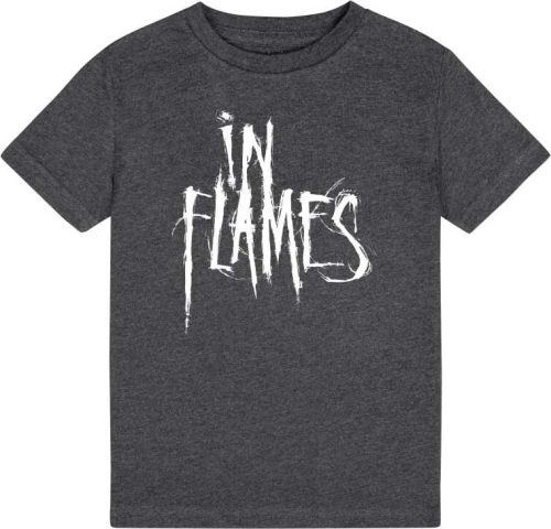 In Flames Metal-Kids - Logo detské tricko charcoal