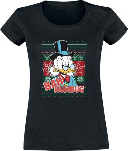 DuckTales Bah Humbug Scroog Dámské tričko černá