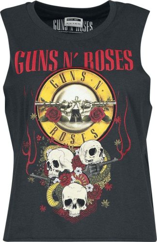 Guns N' Roses NMMax Guns N' Roses Dámský top černá