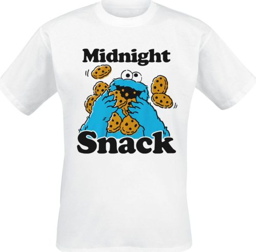 Sesame Street Midnight Snack Tričko bílá