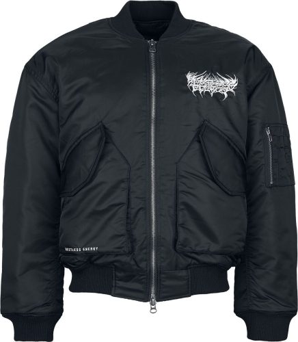 Chet Rock Restless Energy Bomber Jacket Bunda černá